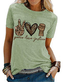 Women Peace Love Justice T-Shirt