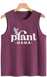 Women Plant Mama Shirt Plant Lover Gift for Mom Gift Plant T-Shirt