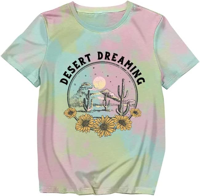 Women Desert Dreaming Tees Southwestern Themed T Shirt