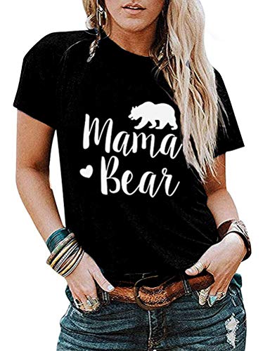 Women Mama Bear T-Shirt Mama Shirt