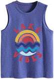 Lake-Vibes Summer Tank Tops Shirt