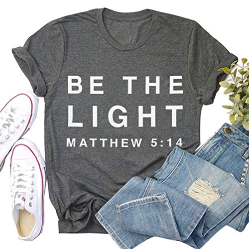 Women Be The Light Matthew 5:14 T-Shirt