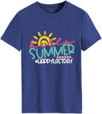 Women Hello Summer Happy Last Day of School Tees Shirt