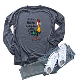 Women It's a HEI HEI Kind of Day Shirt Long Sleeve Graphic Blouse