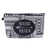 Hakuna Matata Makeup Bag Cosmetic Bag Organizer for Women