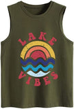 Lake-Vibes Summer Tank Tops Shirt