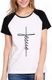 Women Faith Jesus T-Shirt Christian Shirt