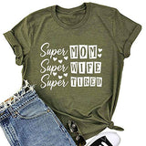 Women Super Mom Super Wife Super Tired T-Shirt