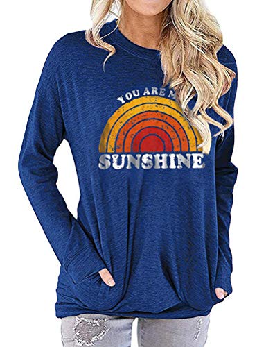 Women You are My Sunshine Blouse with Pockets