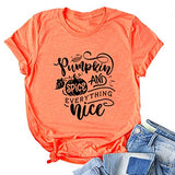 Women Pumpkin Spice and Everything Nice T-Shirt