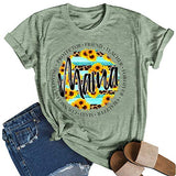 Women Leopard Sunflower Mama T-Shirt Sunflower Shirt
