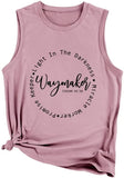 Waymaker Tank for Women About Christian Faith Religious Jesus Shirt