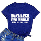 Women Way Maker Miracle Worker Promise Keeper T-Shirt Way Maker Shirt