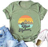 Women Be A Nice Human T-Shirt Be Kind Shirt
