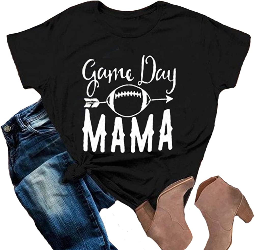 Women Game Day Mama T-Shirt