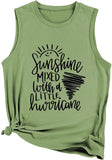 Women Sunshine Hurricane Tank Sunshine Mixed with A Little Hurricane Shirt