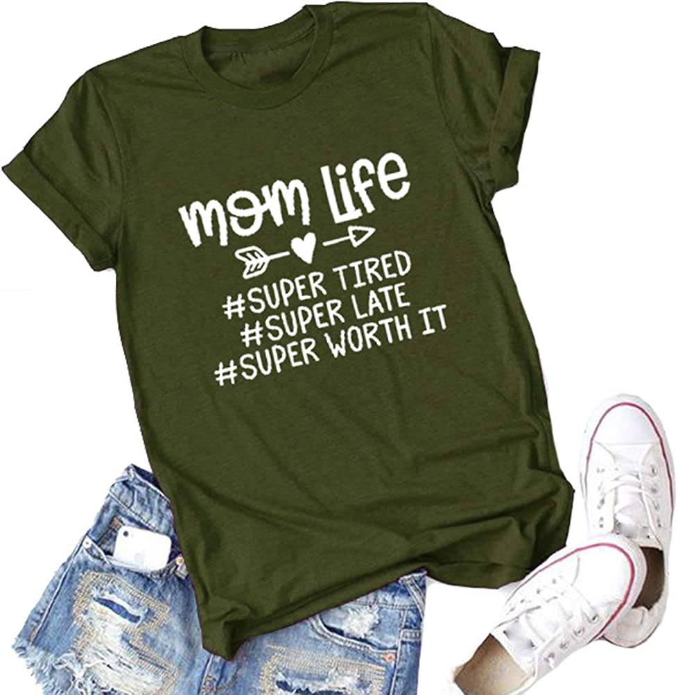 Mom Life T-Shirt Mama Shirt