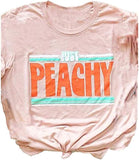 Women Just Peachy Graphic Shirt