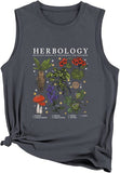 Herbology Plants Tank Tops Women Gardening Shirt