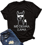 Women No Drama Llama T-Shirt