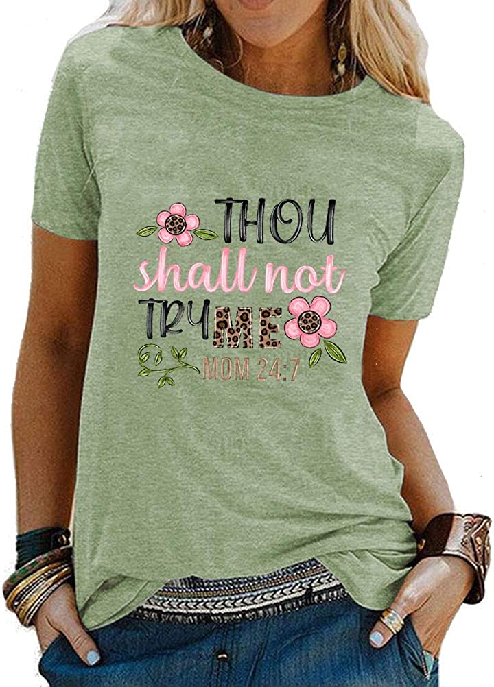 Thou Shall Not Try Me T-Shirt for Women