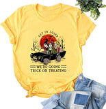 Get in Loser We're Going Trick or Treating T-Shirt for Women Hocus Pocus Shirt