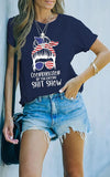 Women Coordinator of The Entire Shit Show Shirt Funny Mom T-Shirt