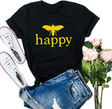 Women Bee Kind Bee Happy T-Shirt