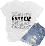 Game Day Shirt for Women Cute Graphic Shirt