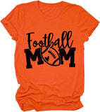 Women Football Mom Shirt Gift T-Shirt for Mom