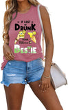 Women If Lost or Drunk Please Return to Bestie Tank Tops Shirt
