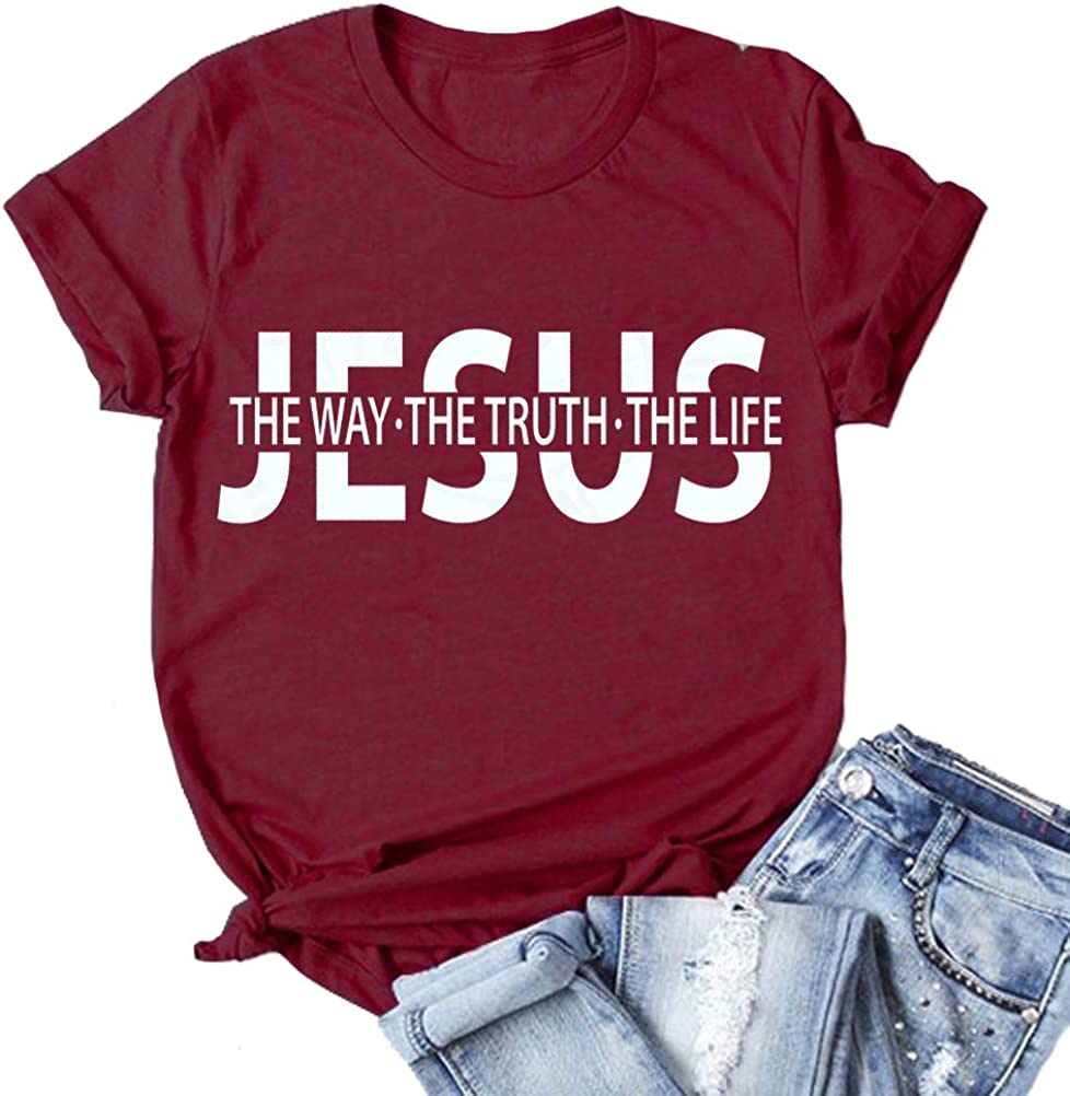 Women Jesus The Truth The Way The Life T-Shirt