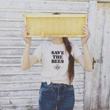 Women Save The Bees T-Shirt Beekeeper Shirt