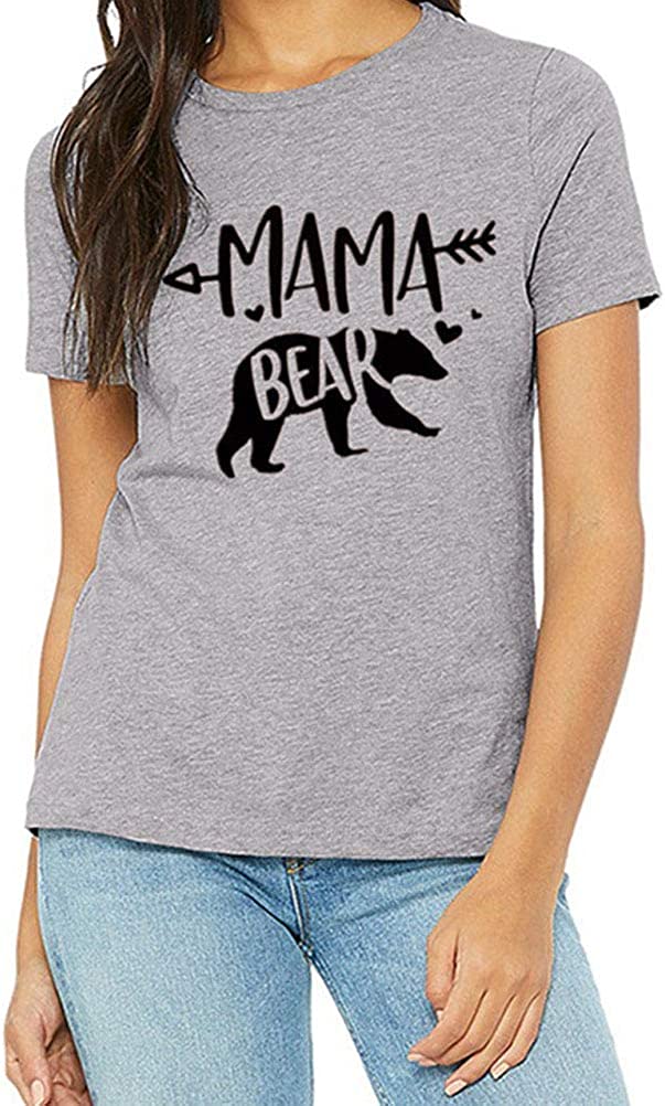 Papa Bear Mama Bear T-Shirts Matching Shirt for Mom & Dad