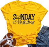 Women Sunday Funday T-Shirt Football Shirt