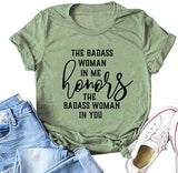 Woman in Me Honors Woman in You T-Shirt