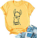 Women Mama Llama T-Shirt
