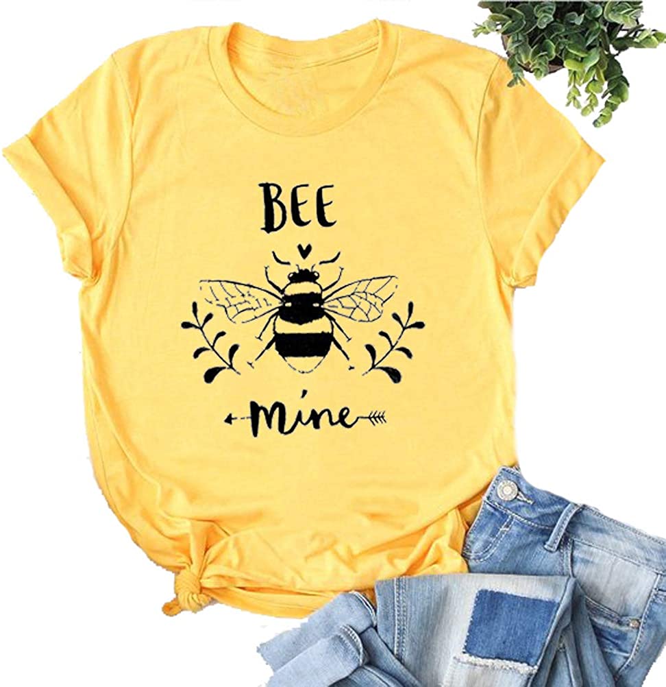 Women Bee Mine T-Shirt Bee Shirt