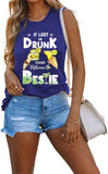 Women If Lost or Drunk Please Return to Bestie Tank Tops Shirt
