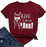 Women Kind is The New Cool T-Shirt Llama Shirt