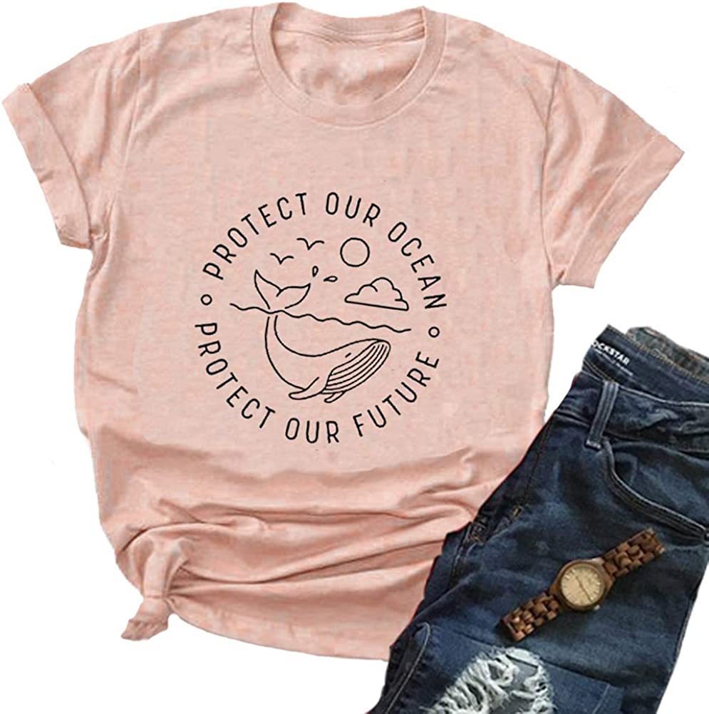 Protect Our Ocean Protect Our Future T-Shirt Whale Shirt