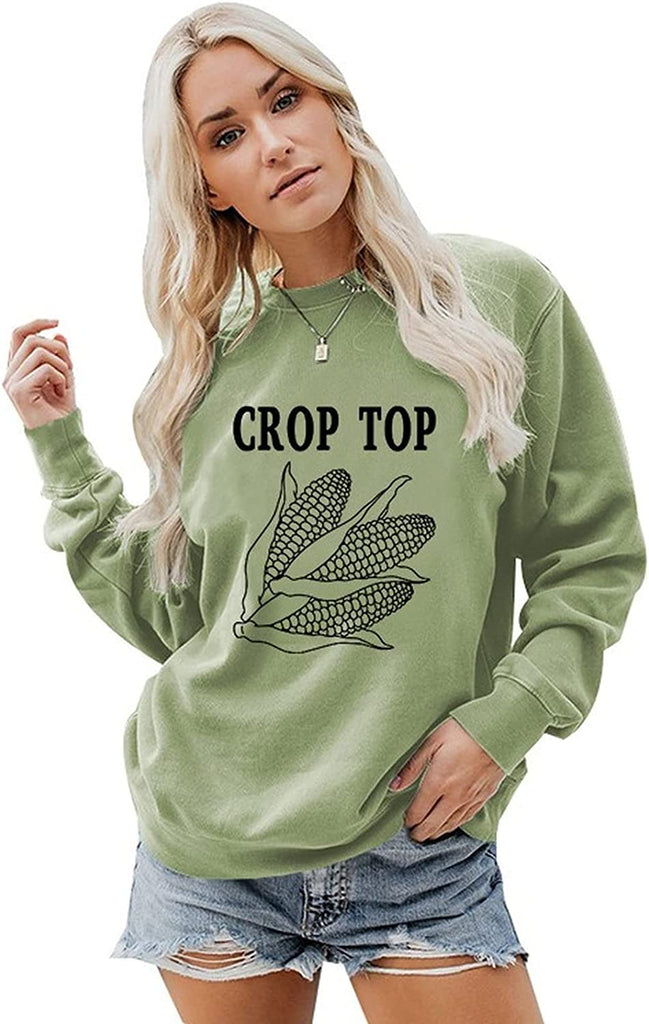 Farm Crop Corn Sweatshirt Long Sleeve Gift Shirt