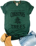 Women Christmas Trees T-Shirt