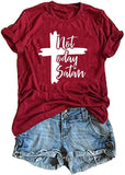 Women Not Today Satan T-Shirt Christian Shirt