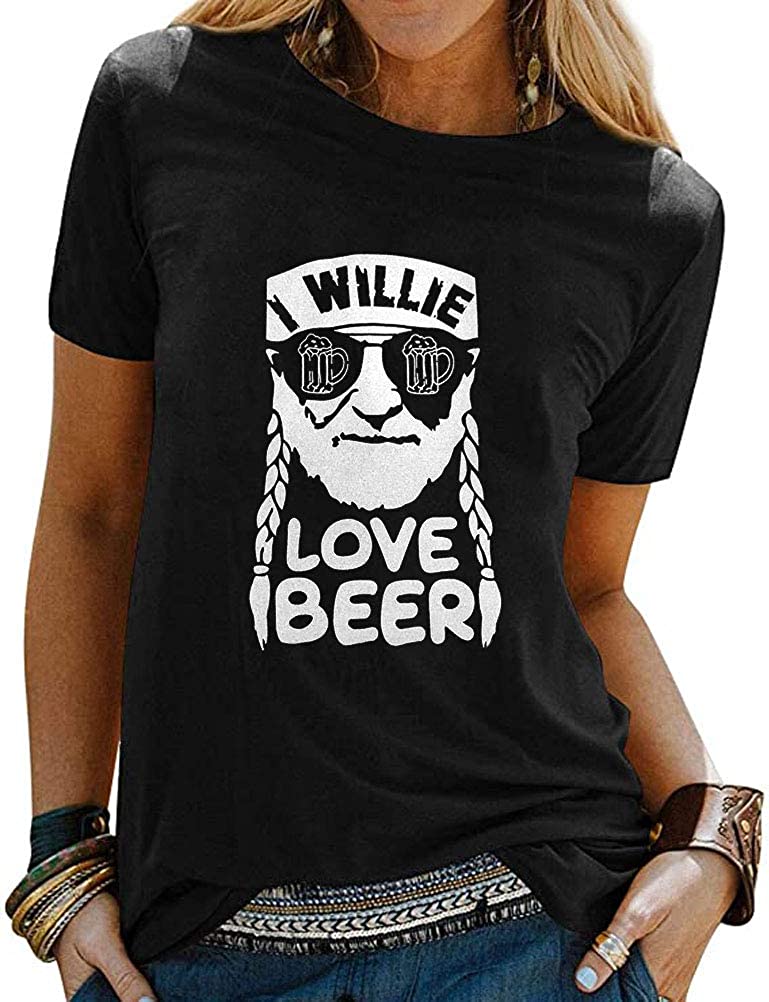 Women I Willie Love Beer T-Shirt