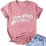 Women Mom of Boys Out Numbered T-Shirt