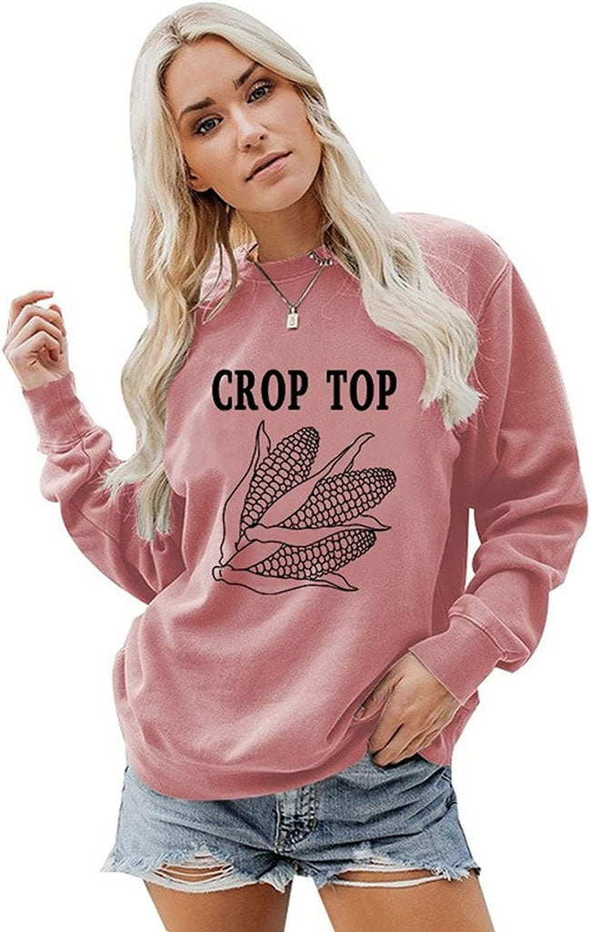 Farm Crop Corn Sweatshirt Long Sleeve Gift Shirt