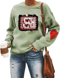 Buffalo Plaid Valentines Shirt Women Love Sweatshirt