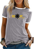 Women Daisy Mom T-Shirt