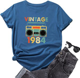 37th Birthday Vintage Shirt Vintage 1984 Birthday T-Shirt